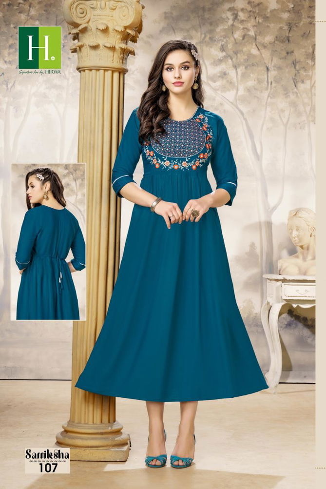 Samiksha By Hirwa Designer Kurti Catalog 